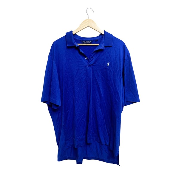 Polo Golf Ralph Lauren Other - Polo Golf Ralph Lauren Royal Blue Pima Cotton Short Sleeve Polo Shirt Womens XL